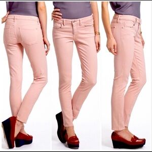 Pilcro and the Letterpress pink Jeans